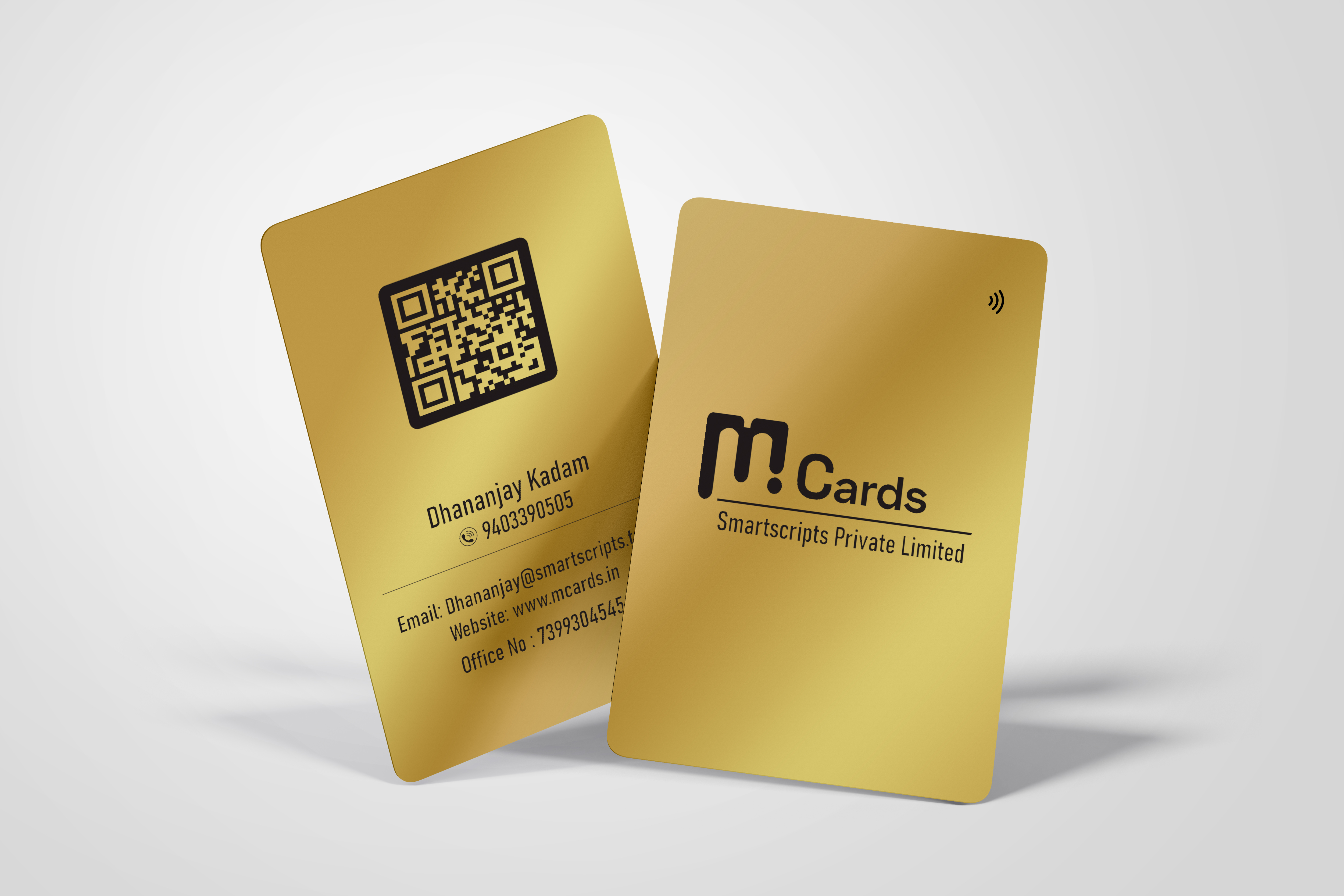 NFC Contact Card (Metal-Gold)