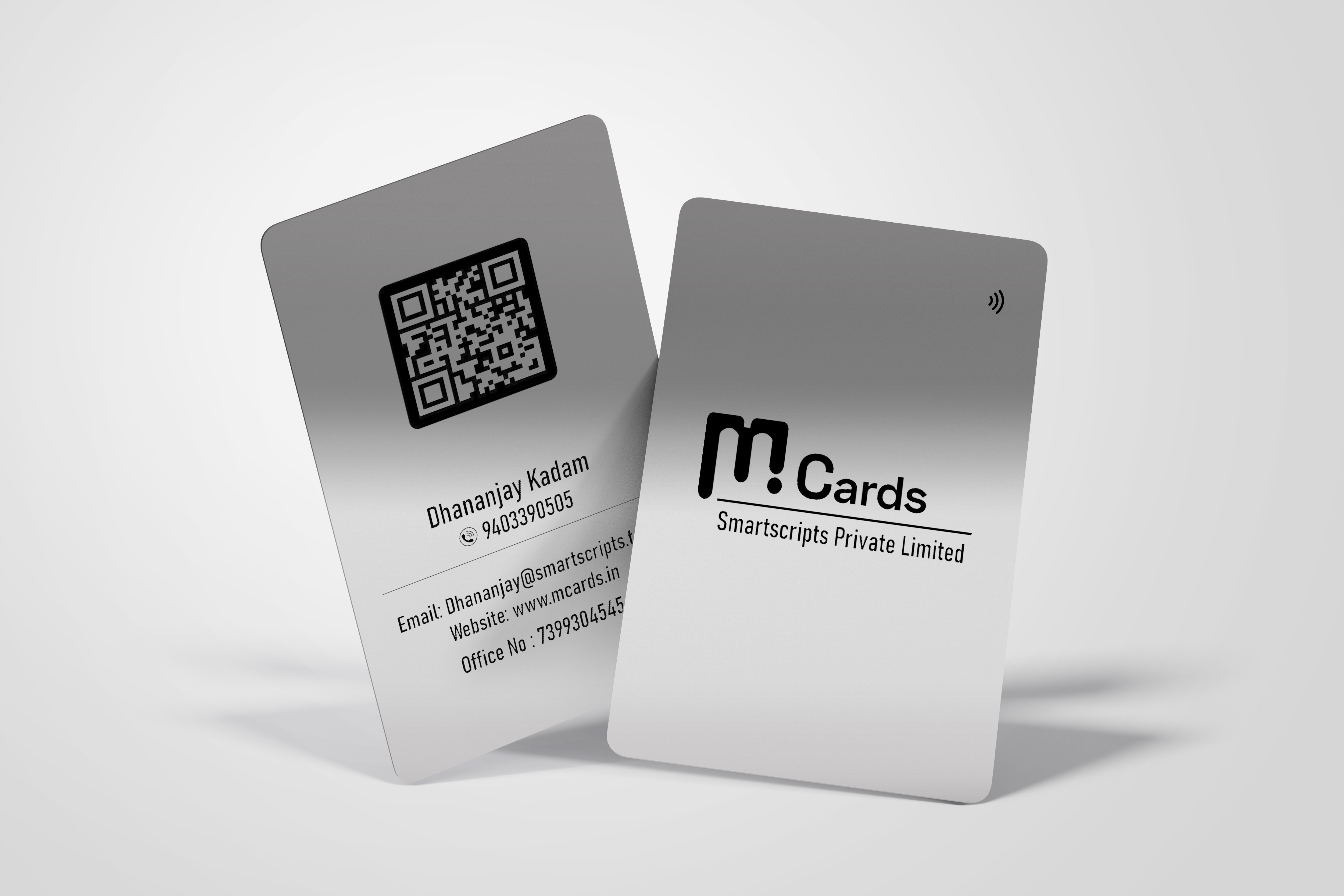 NFC Contact Card (Metal-Silver)